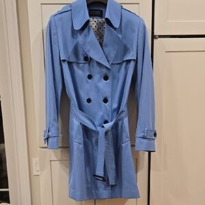 Stylish Blue Trench Coat for Women